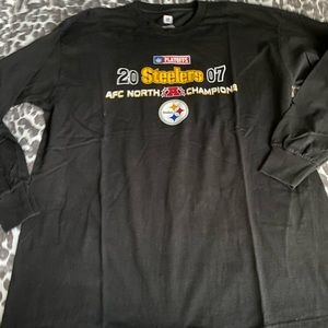 NWT Pittsburgh Steelers L/S AFC champs shirt XL